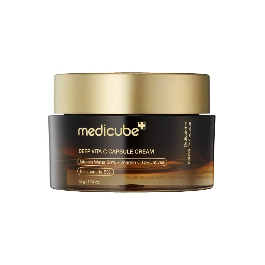 Medicube Deep Vita C Capsule Cream – Crema Facial Iluminadora con Vitamina C 55 g